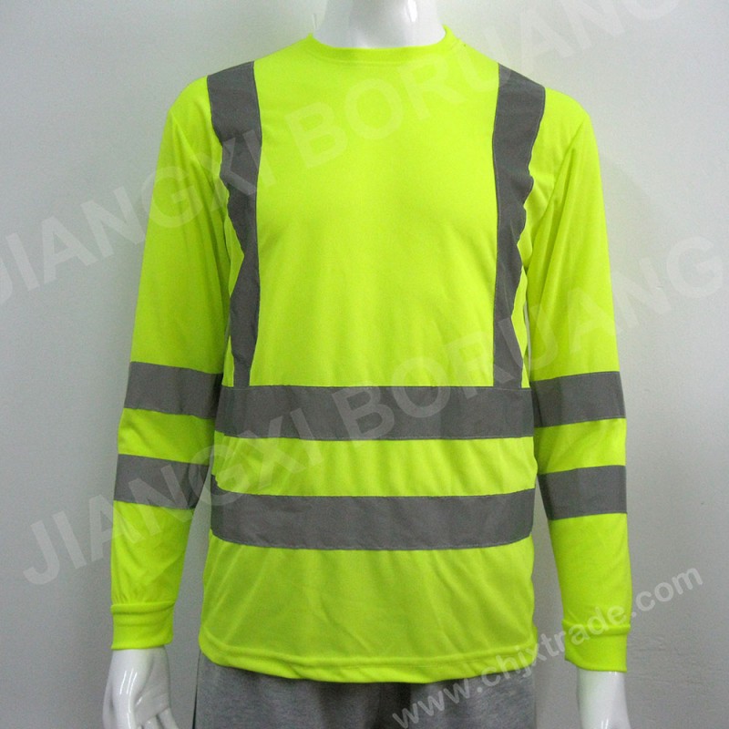 MENS 100%POLYESTER 150g MOISTURE WICKING LONG SLEEVE SHIRT