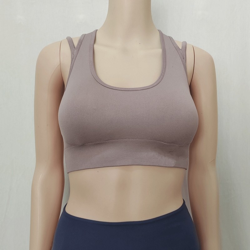 Custom Logo Workout Gym Wear Wholesale Womens Yoga Bra