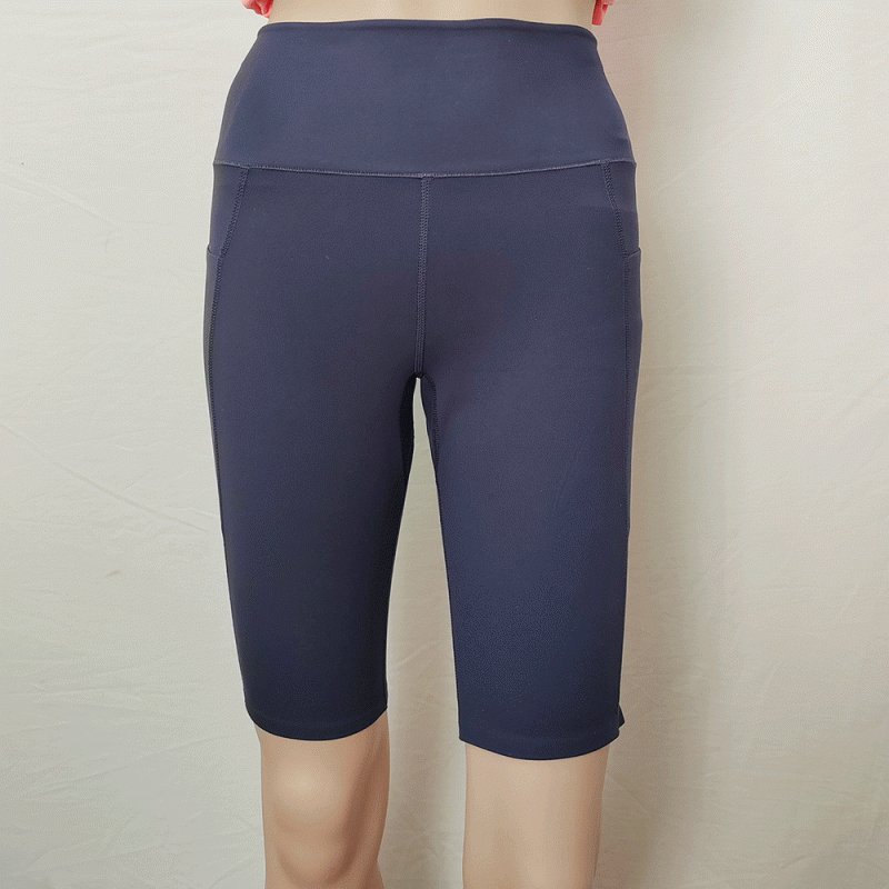 High Elasticity Tight Yoga Legging Sexy Raised Buttocks Exercise Jacquard Fitness Shorts