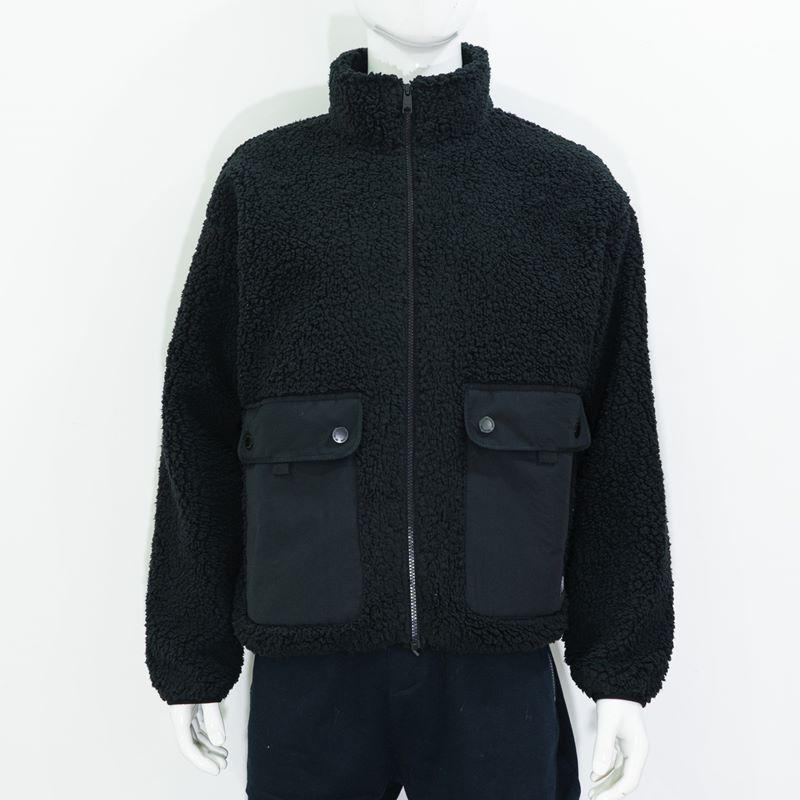 2023New Style Sherpa Fleece Winter Fashion Mens Jacket 